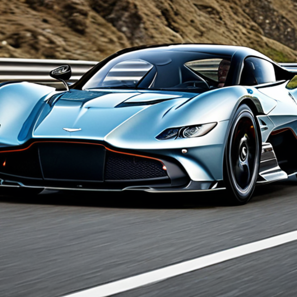 Here are two image prompts based on the provided text, focused on capturing the essence of the Aston Martin Valkyrie: