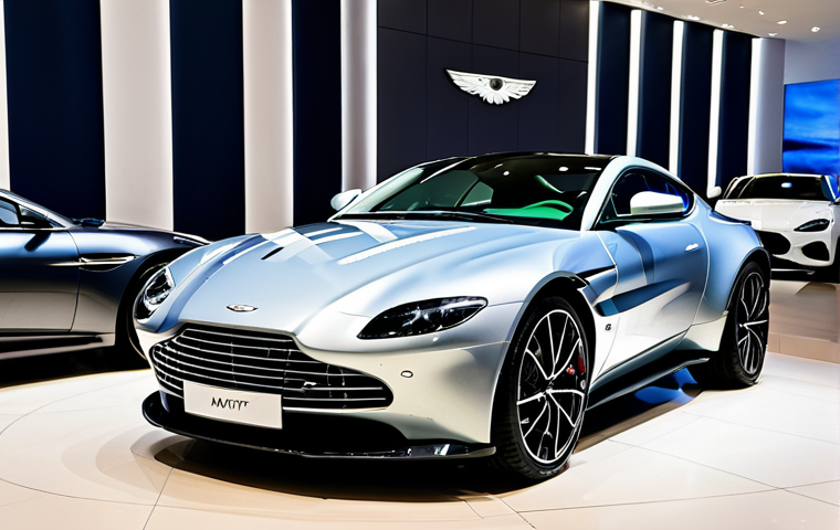 An elegant Aston Martin Vantage, showcasing its sophisticated and flowing lines, parked under soft, luxurious lighting within a modern car showroom in Dubai. The car's bold front grille and sleek, full-width LED taillights are prominently featured, highlighting its timeless British design and artistic craftsmanship. The interior, visible through the windows, reveals hints of premium leather and polished metal, emphasizing luxury. The scene radiates exclusivity and high-end automotive beauty, presented in a professional, high-quality photograph.
safe for work, appropriate content, fully clothed, professional, perfect anatomy, correct proportions, natural pose, well-formed hands, proper finger count, natural body proportions, high quality, professional photography.
