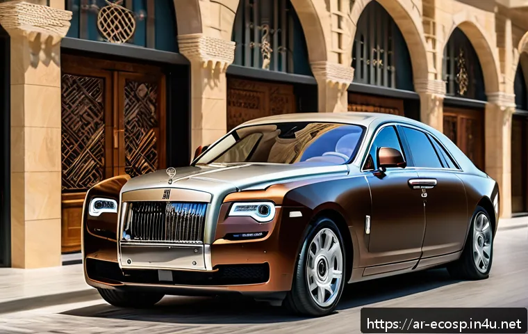 롤스로이스 고스트의 최신 트림 옵션 - Ultra-luxurious Rolls-Royce Ghost 2024 interior showcasing finely crafted natural leather seats with...